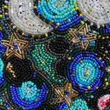 Moon Tides & Rainbow Guide - Fully Beaded Artwork - Heather Freitas 