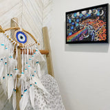 Moon Tides & Rainbow Guide - Fully Beaded Artwork - Heather Freitas 