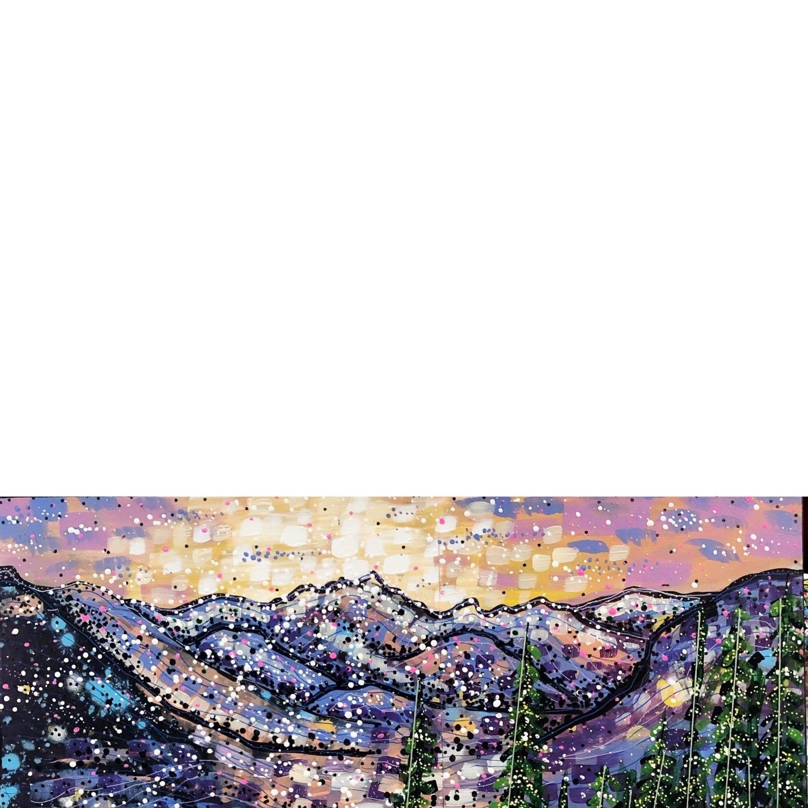 Moonlit mountains - Heather Freitas 