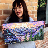 Moonlit mountains Heather Freitas 