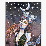 Moth Gazer ( Original Painting )