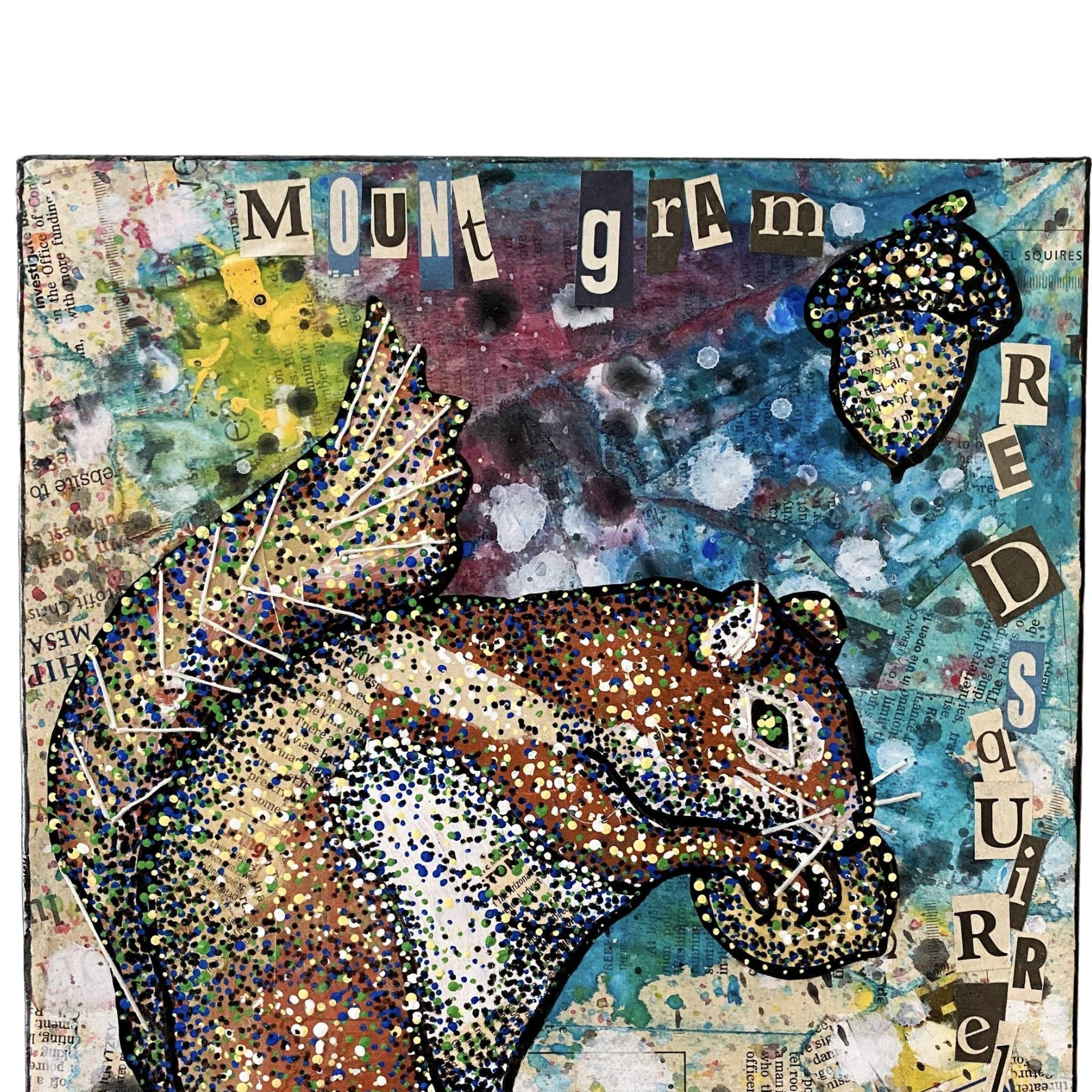 Mount Gram Red Squirrel - Original painting - Heather Freitas 