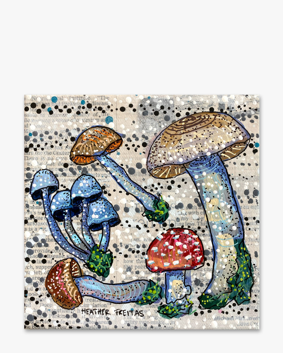 Mushroom Harvest ( Original Painting )