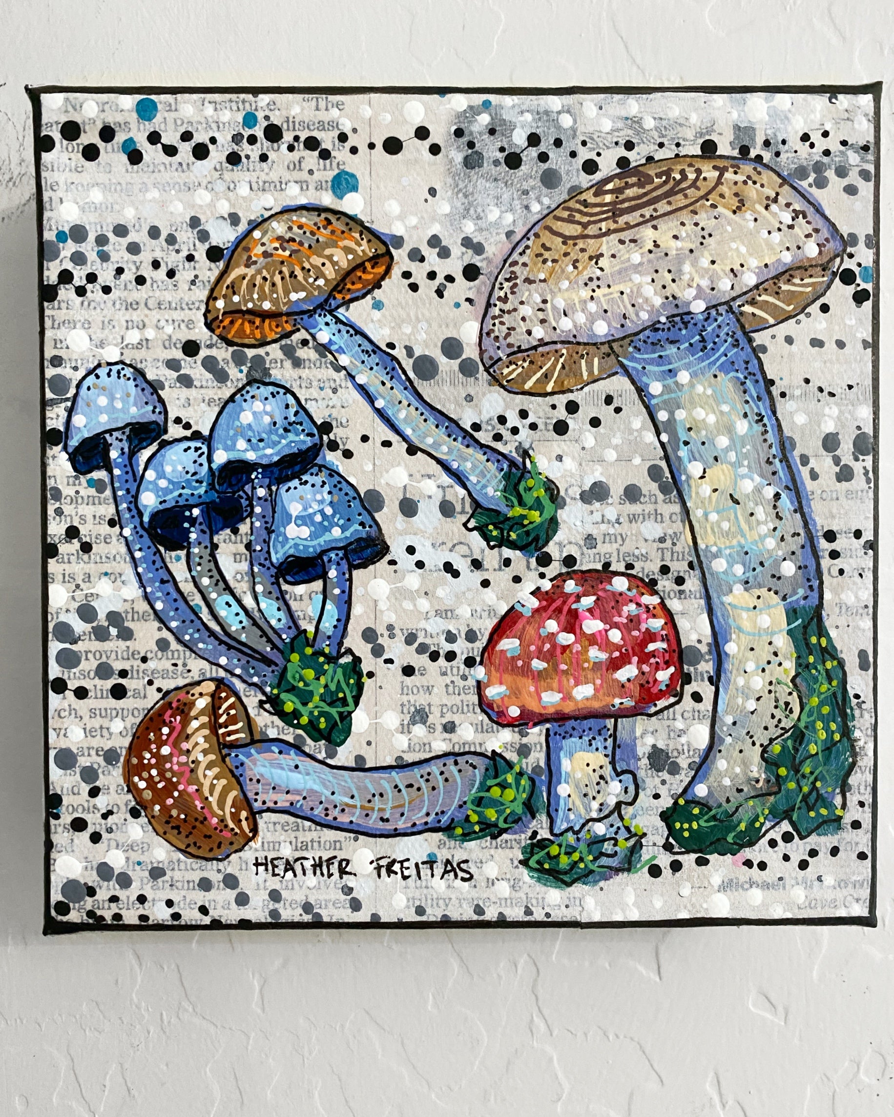 Mushroom Harvest ( Original Painting )