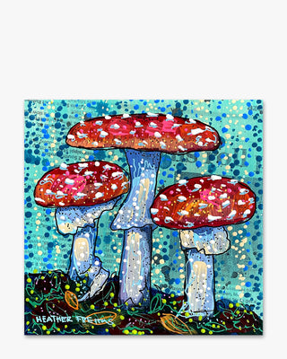 Mushroom Rainfall ( Original Painting )