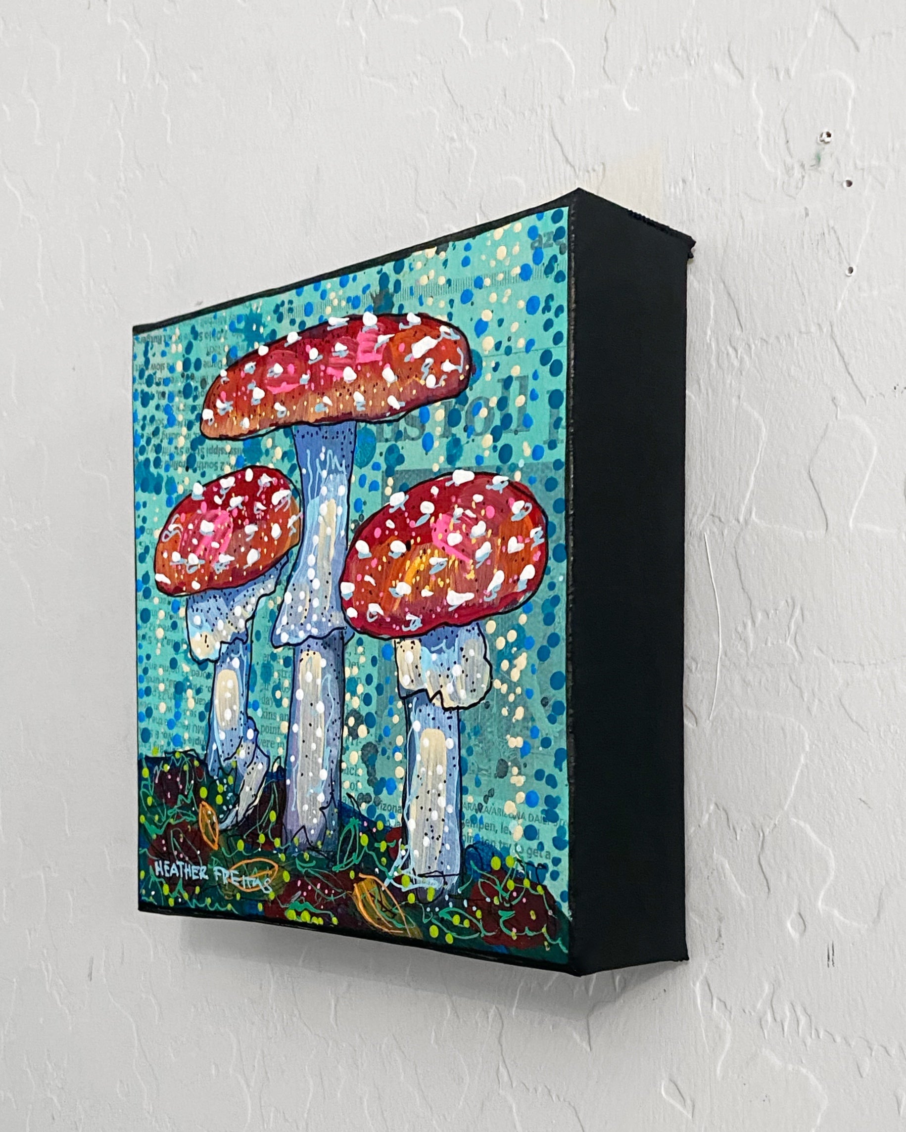 Mushroom Rainfall ( Original Painting )