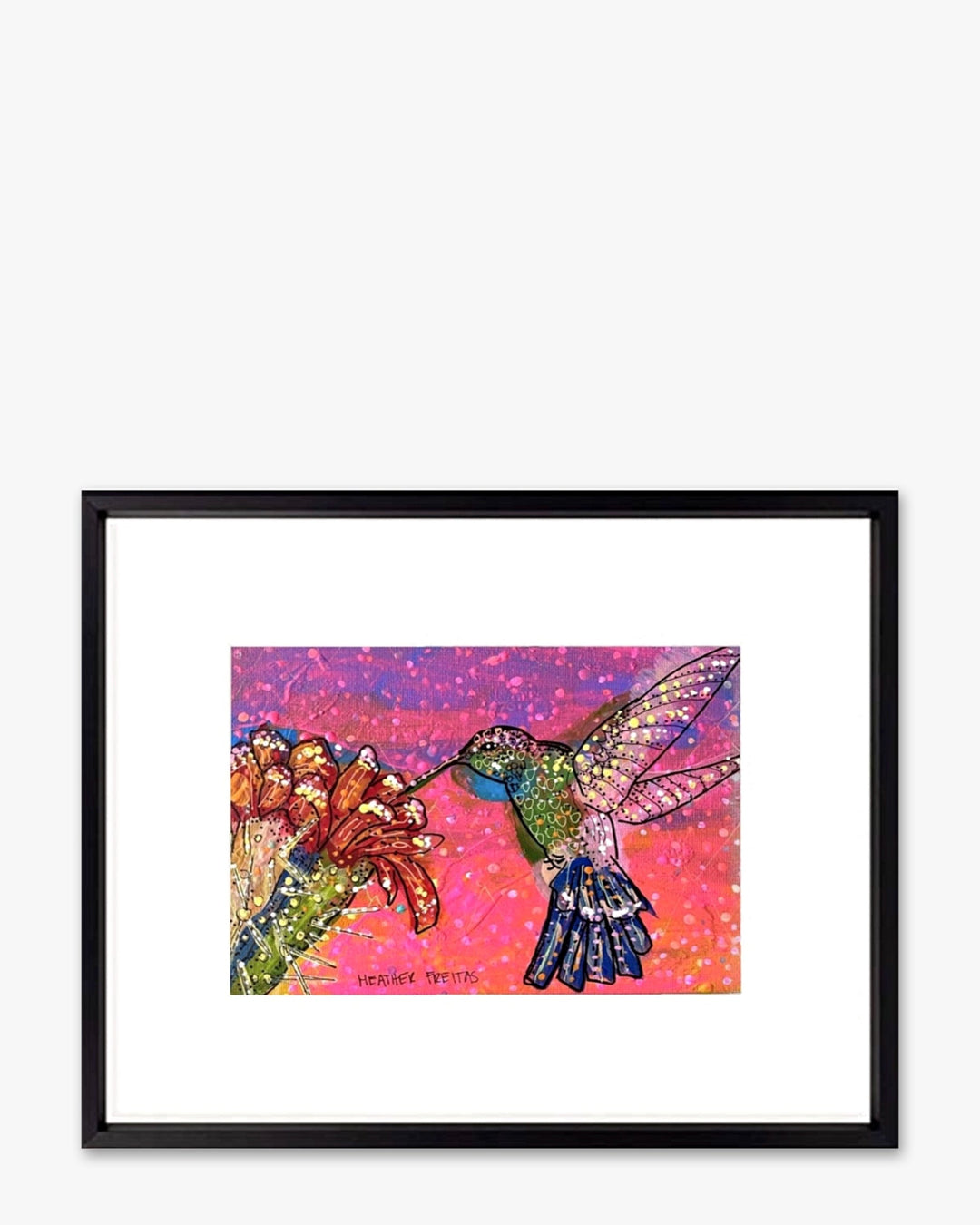 Neon Twilight Hummingbird