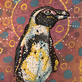 No.1 African Penguin - wildlife original painting Heather Freitas 