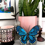 Ocean Blue Butterfly Sculpture