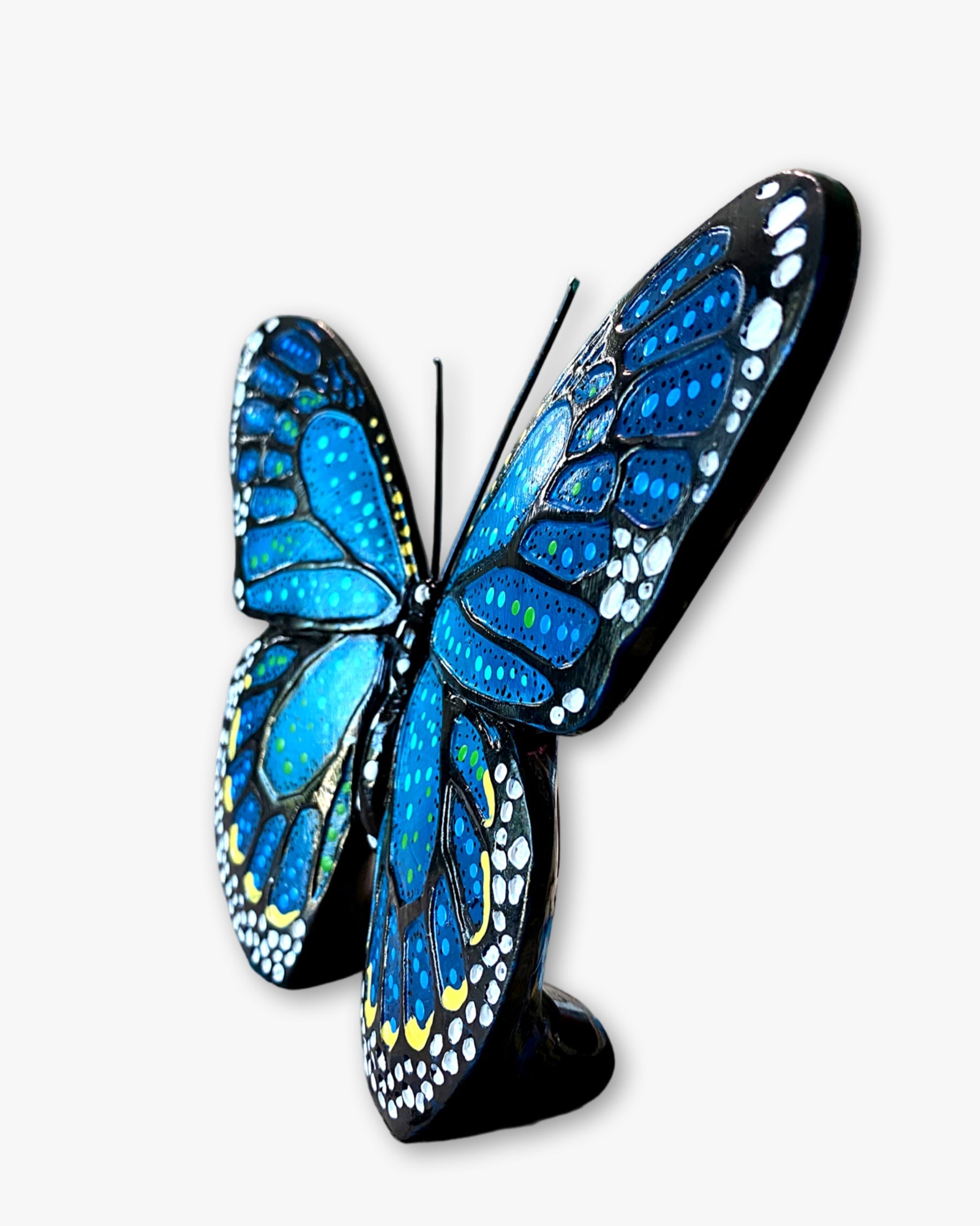 Ocean Blue Butterfly Sculpture