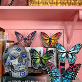 Ocean Blue Butterfly Sculpture