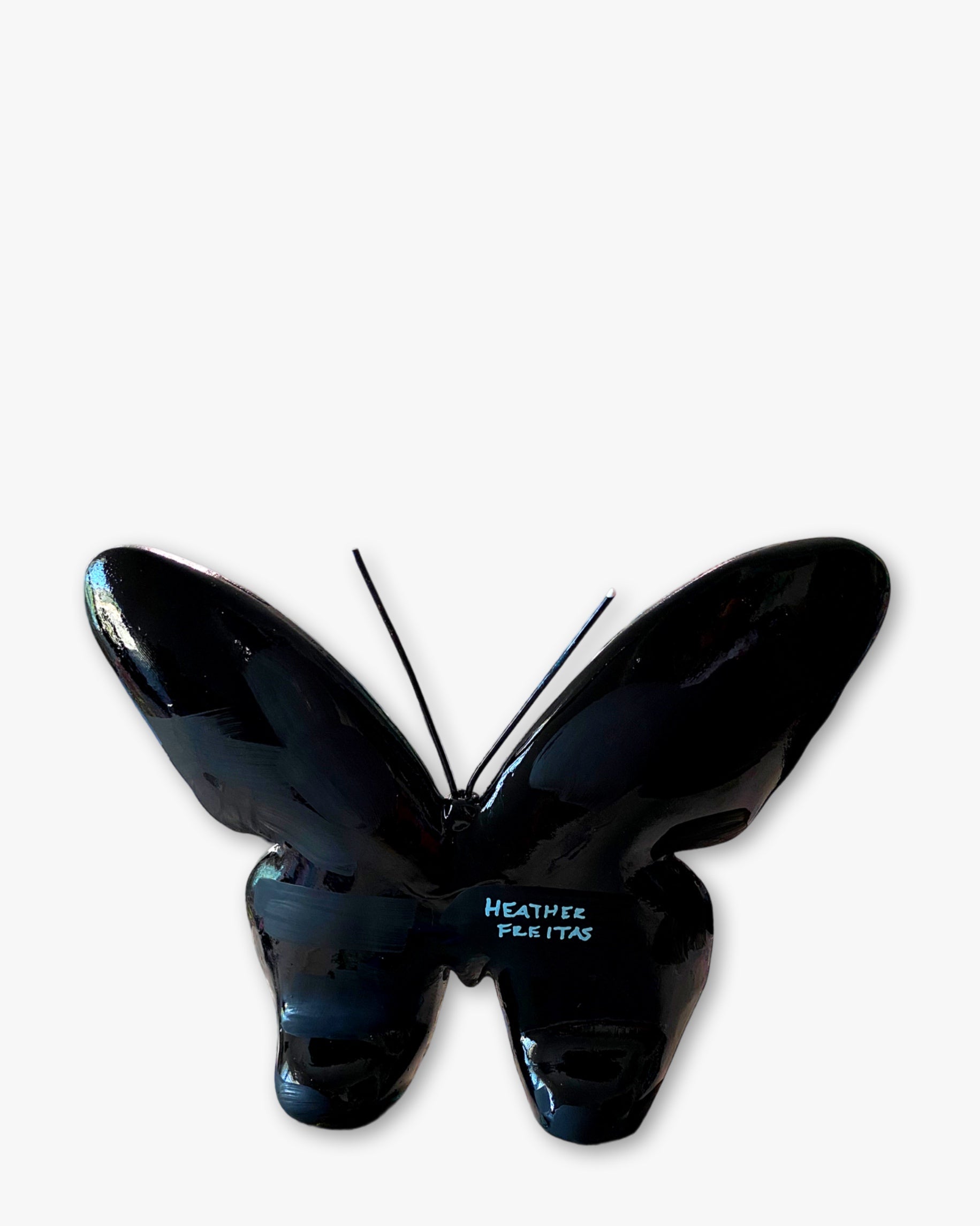 Ocean Blue Butterfly Sculpture