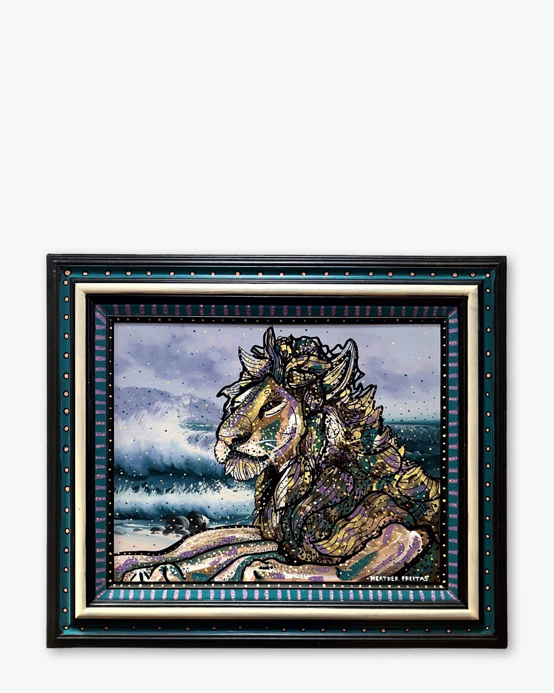 Ocean Tides and Lions Lounge ( Original Painting )