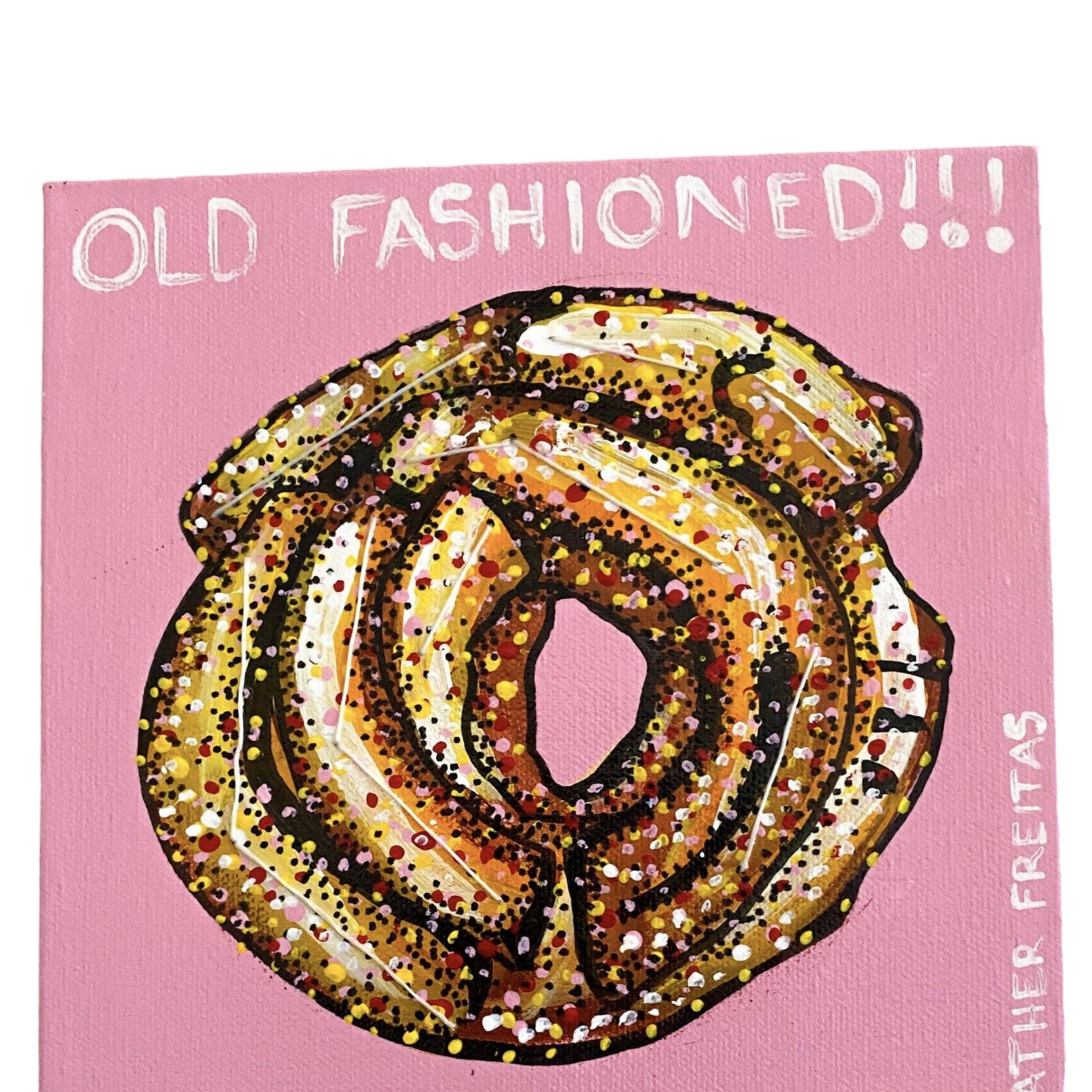 Old Fashioned - Original Painting - Heather Freitas 