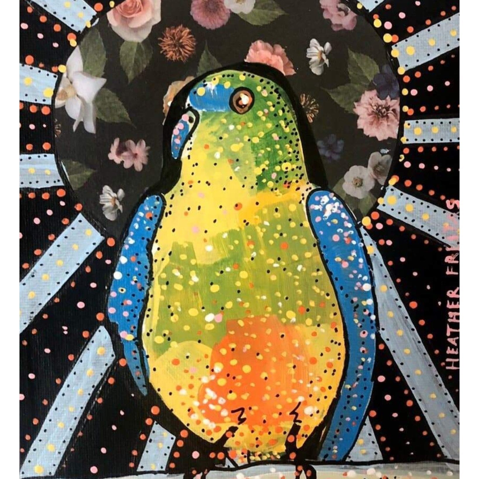 Orange Bellied Parrot - Heather Freitas 