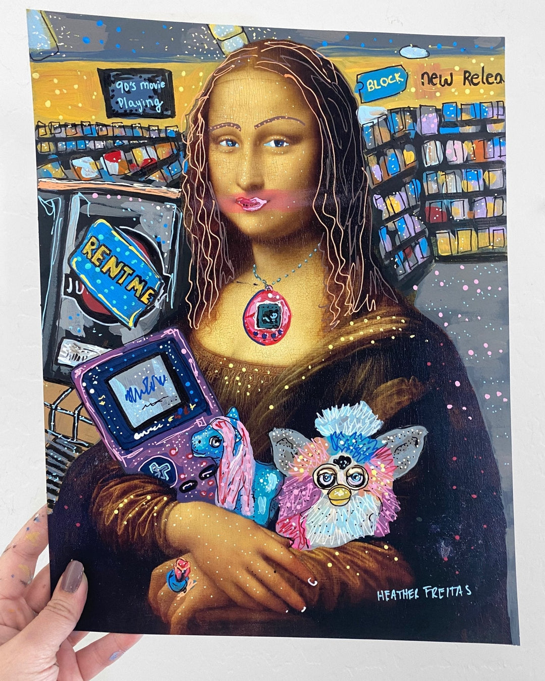 Parody Of The 90’s Mona Lisa - Heather Freitas 