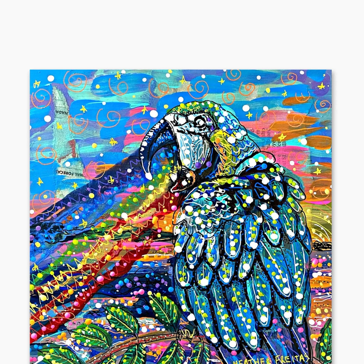 Parrot Paradise & Rainbow Tides - Heather Freitas 