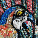 Parrot Paradise - Fine Art Tapestry With Beaded Accents - Heather Freitas 