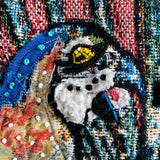 Parrot Paradise - Fine Art Tapestry With Beaded Accents - Heather Freitas 