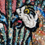 Parrot Paradise - Fine Art Tapestry With Beaded Accents - Heather Freitas 
