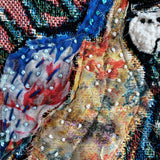 Parrot Paradise - Fine Art Tapestry With Beaded Accents - Heather Freitas 