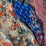 Parrot Paradise - Fine Art Tapestry With Beaded Accents - Heather Freitas 