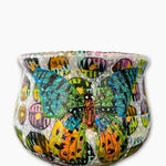 Party Check Butterfly Planter With 23k Gold Accents - Heather Freitas 