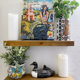 Party Check Butterfly Planter With 23k Gold Accents - Heather Freitas 