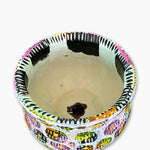 Party Check Butterfly Planter With 23k Gold Accents - Heather Freitas 