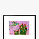 Pastel Sunset Hummingbird
