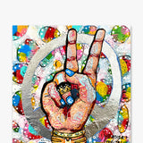 Peace, Love, Fashion & Silver ( Original Painting )