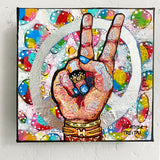 Peace, Love, Fashion & Silver ( Original Painting )