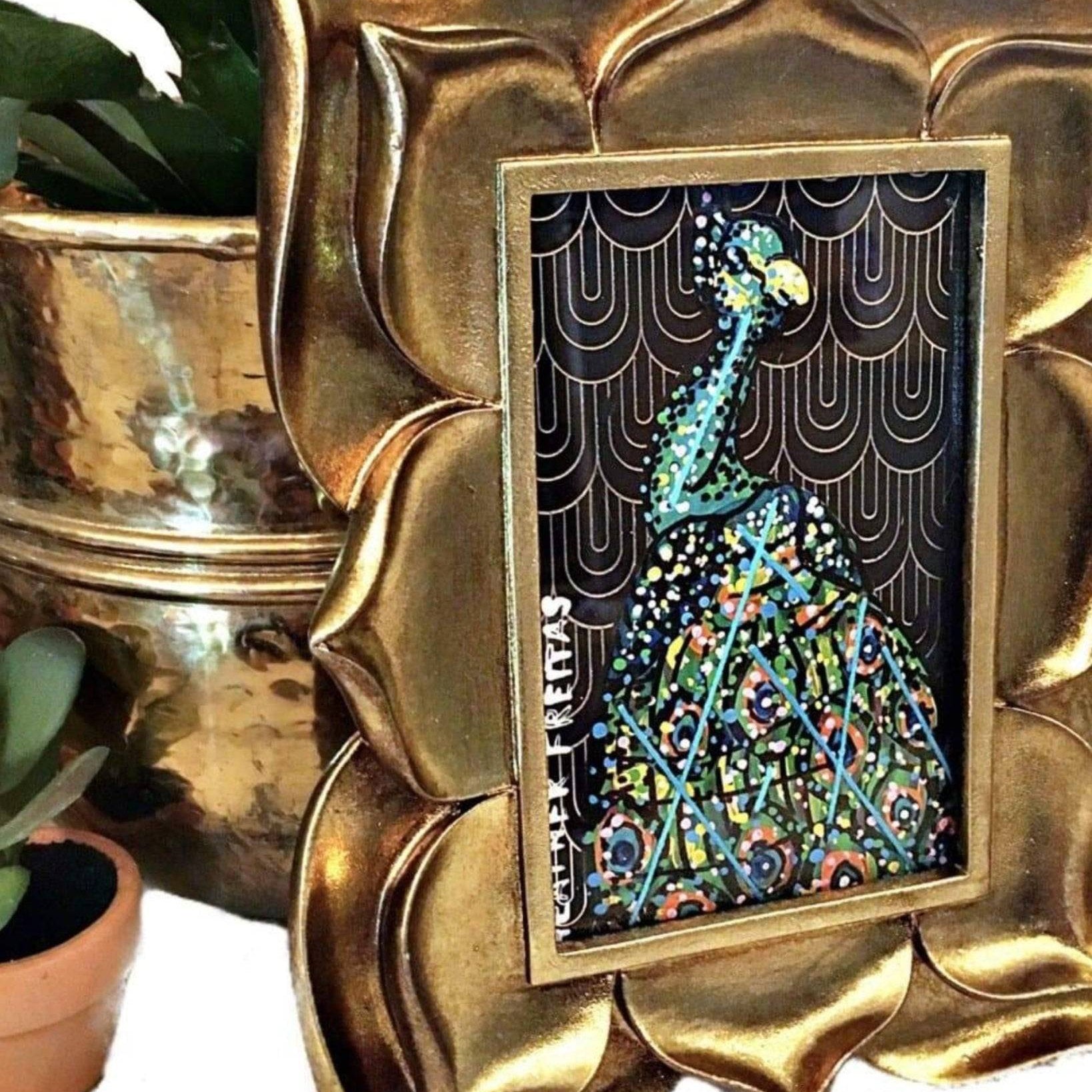 Peacock Study - Heather Freitas 