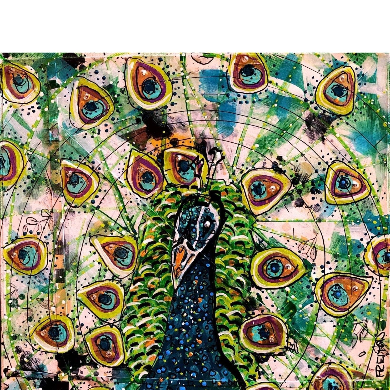 Peacock Study - Heather Freitas 