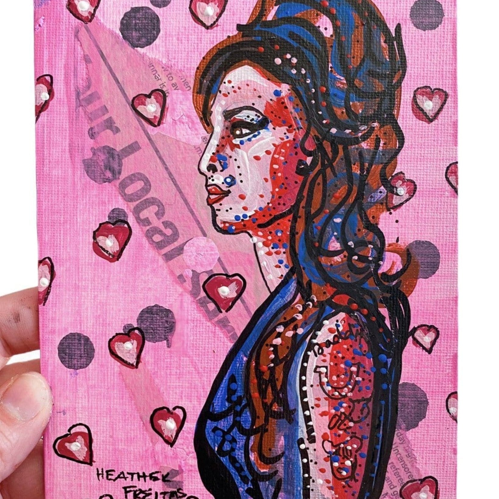 Pink - Amy Winehouse - Heather Freitas 