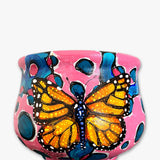Pink Cocoon Monarch Butterfly Planter - Heather Freitas 