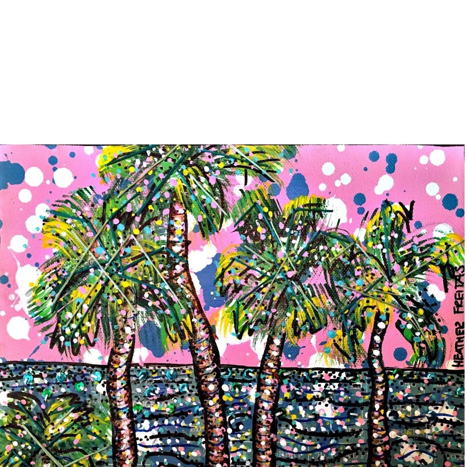Pink Palms - Heather Freitas 