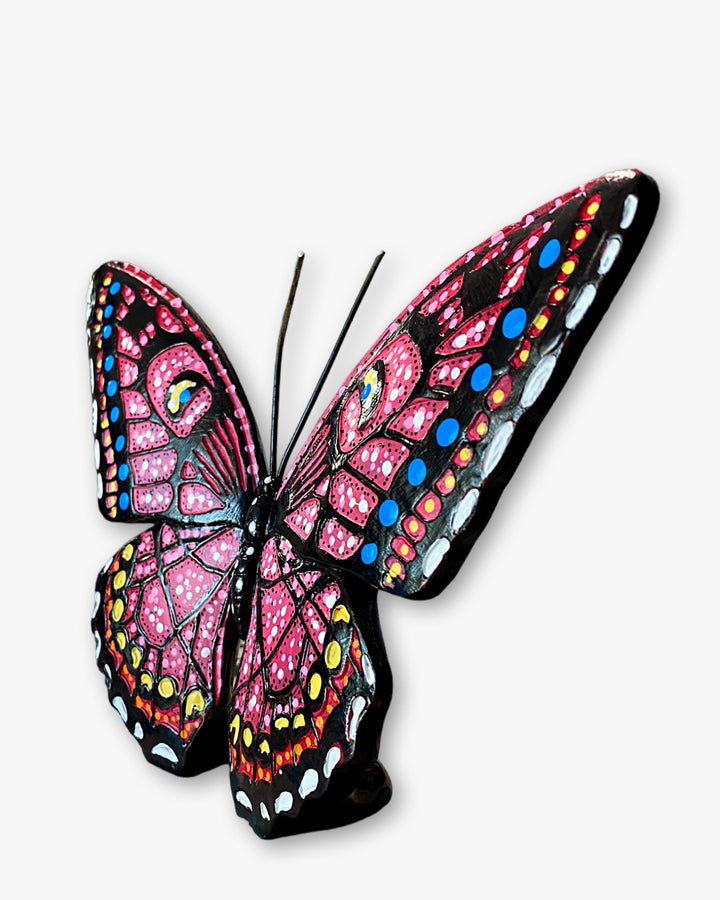 Pink Paradise Butterfly Sculpture