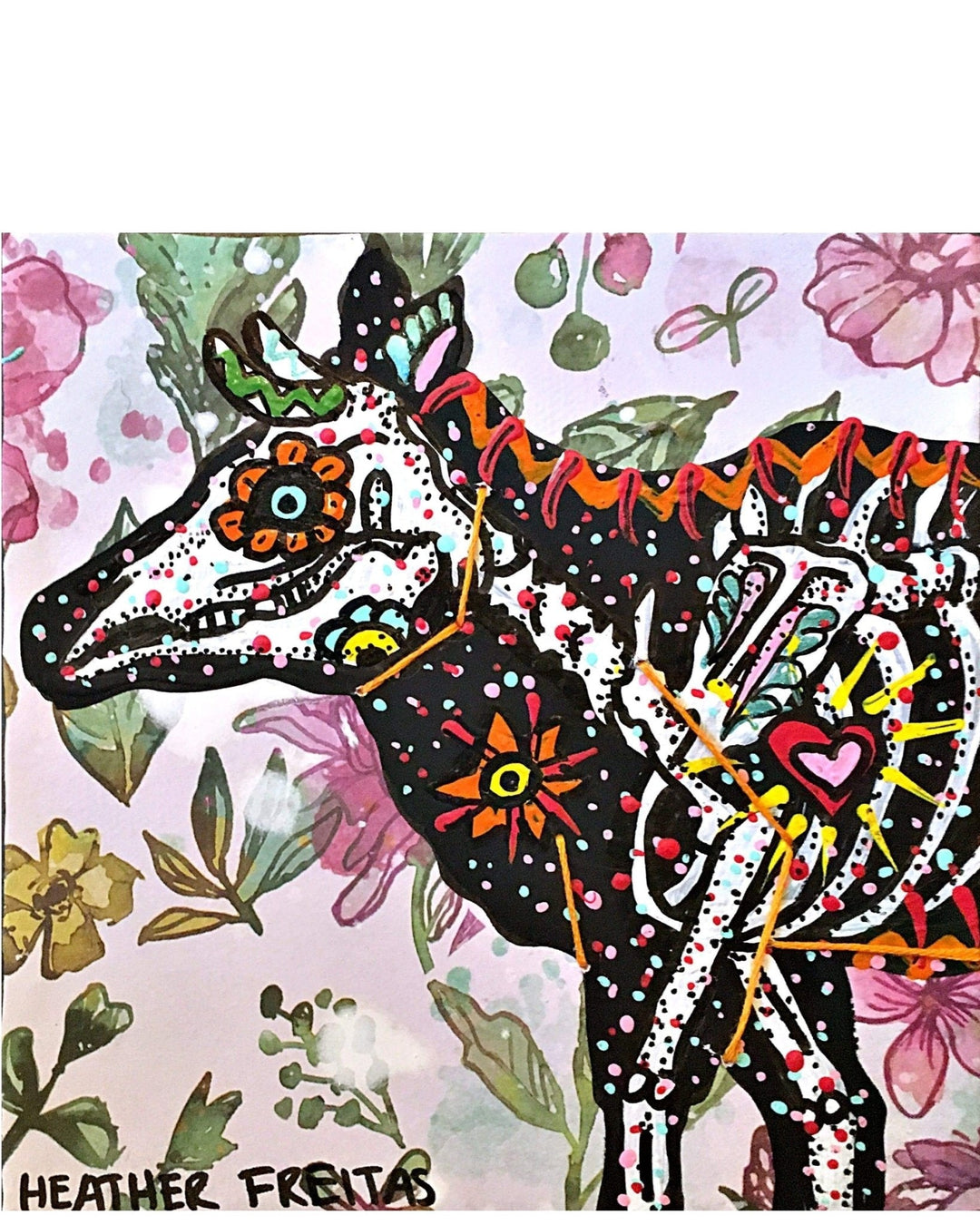 Pintura Cow - Heather Freitas 