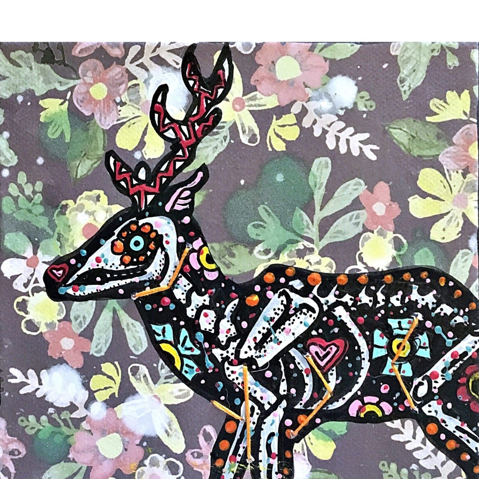 Pintura Deer - Heather Freitas 