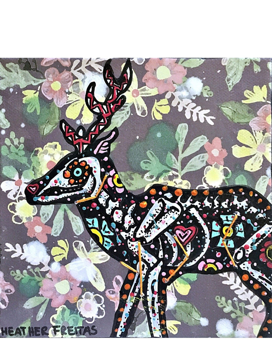 Pintura Deer - Heather Freitas 