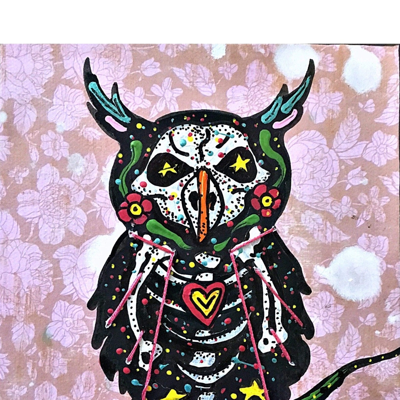 Pintura Owl - Heather Freitas 