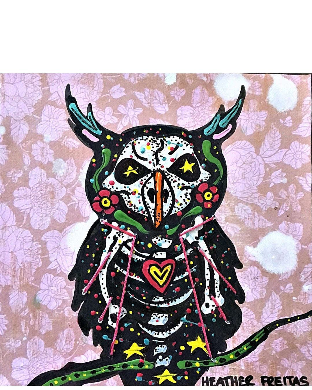 Pintura Owl - Heather Freitas 