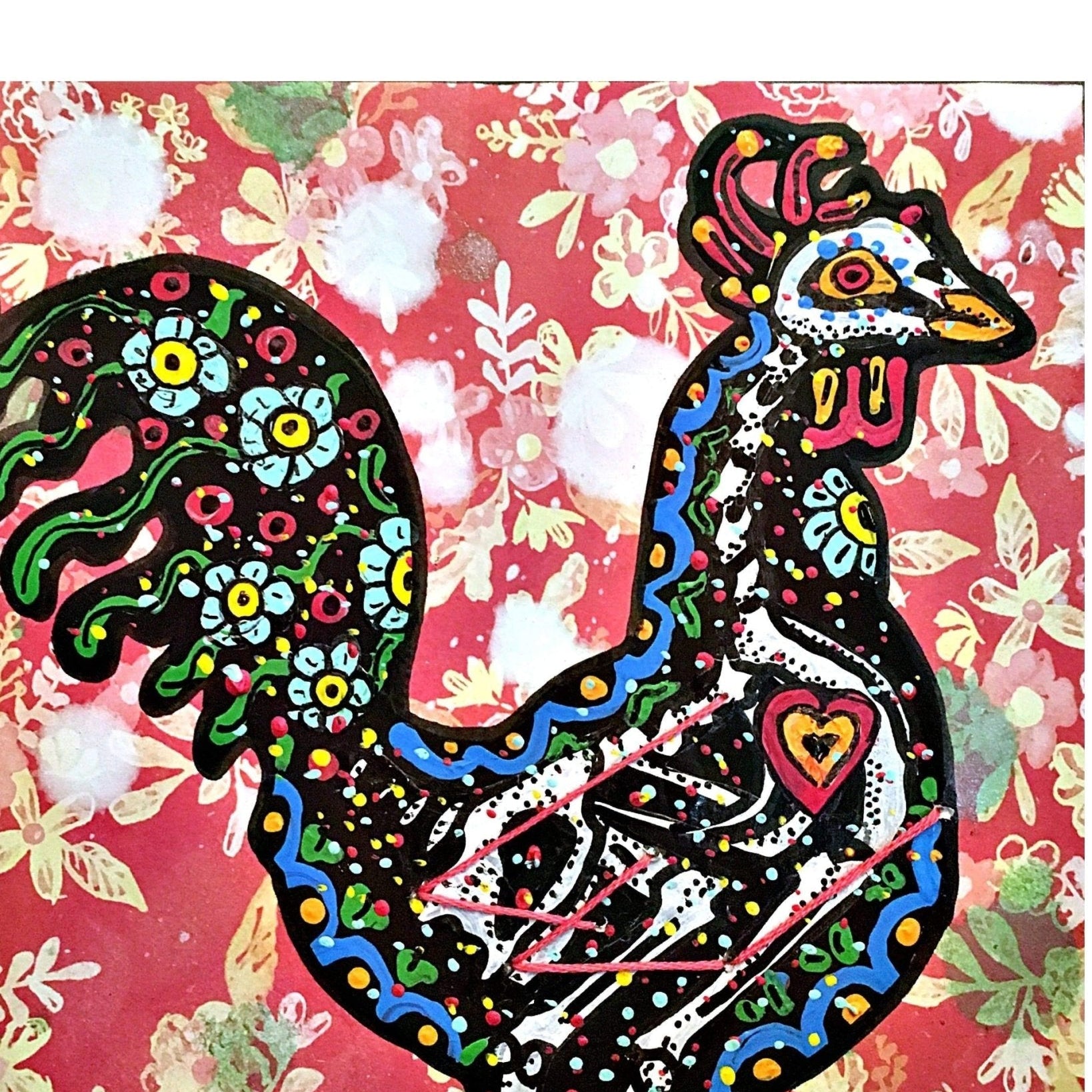 Pintura Rooster - Heather Freitas 