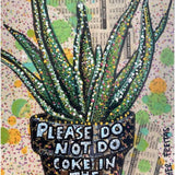 Please Do Not Do Coke In The Bathroom - Aloe Edition - Heather Freitas 