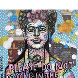 Please Do Not Do Coke In The Bathroom - Peace Frida - Heather Freitas 