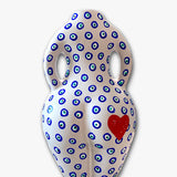 Poppy Evil Eye Figurative Bud Vase