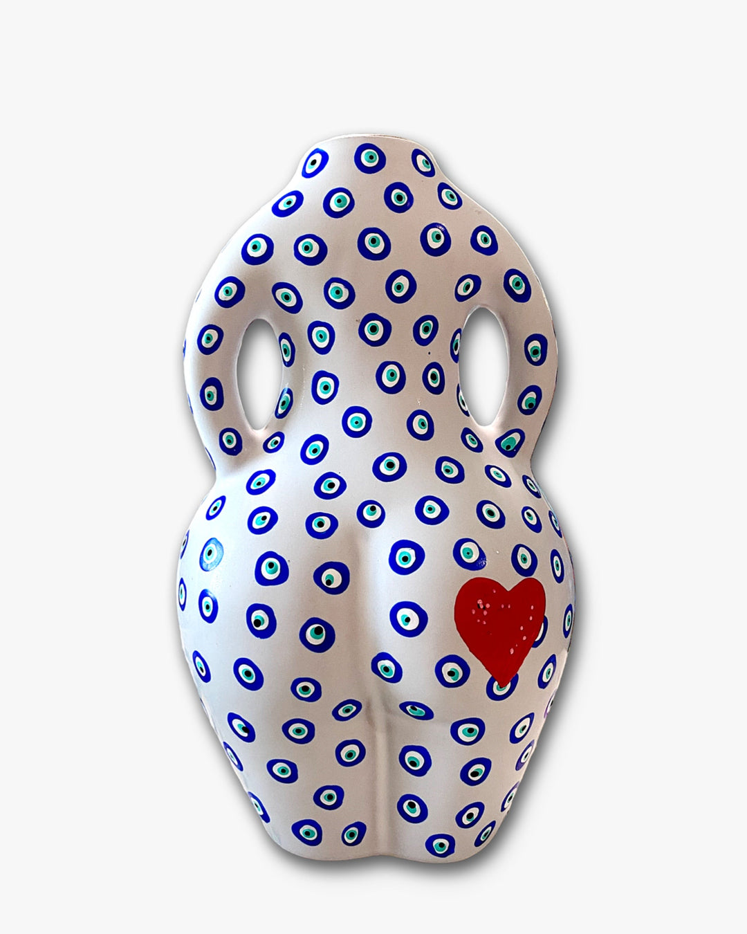 Poppy Evil Eye Figurative Bud Vase