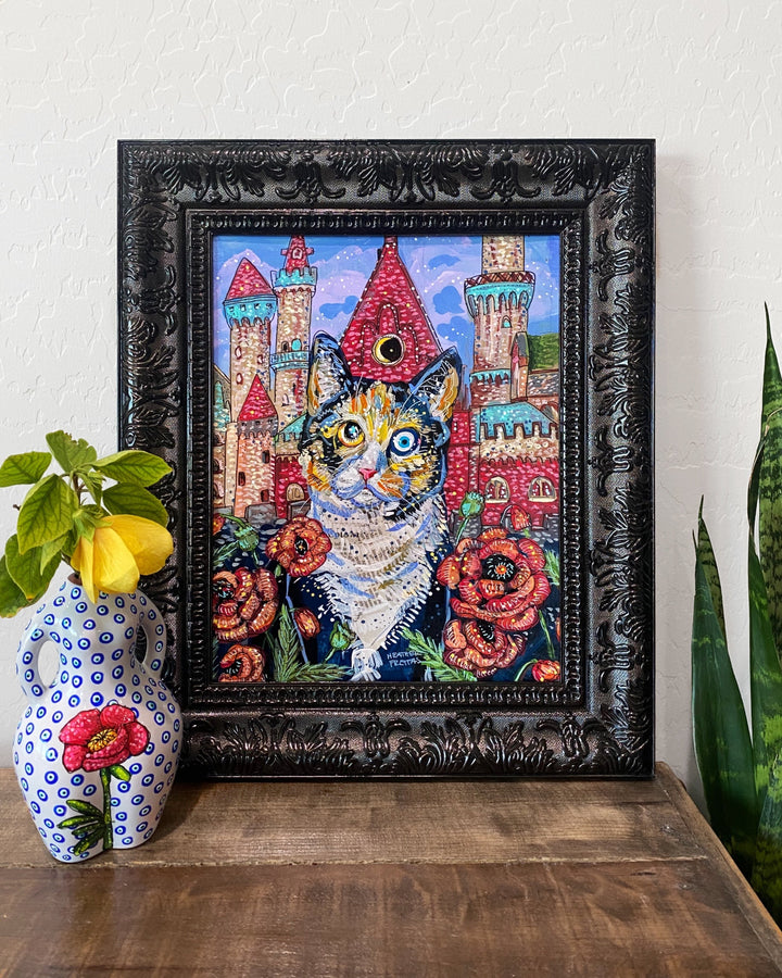 Poppy Evil Eye Figurative Bud Vase