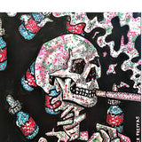 Portrait Of A Skull Smoking A Vape - Heather Freitas 